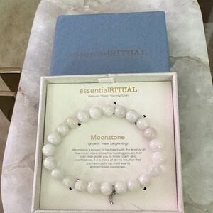 White Moonstone Bracelet